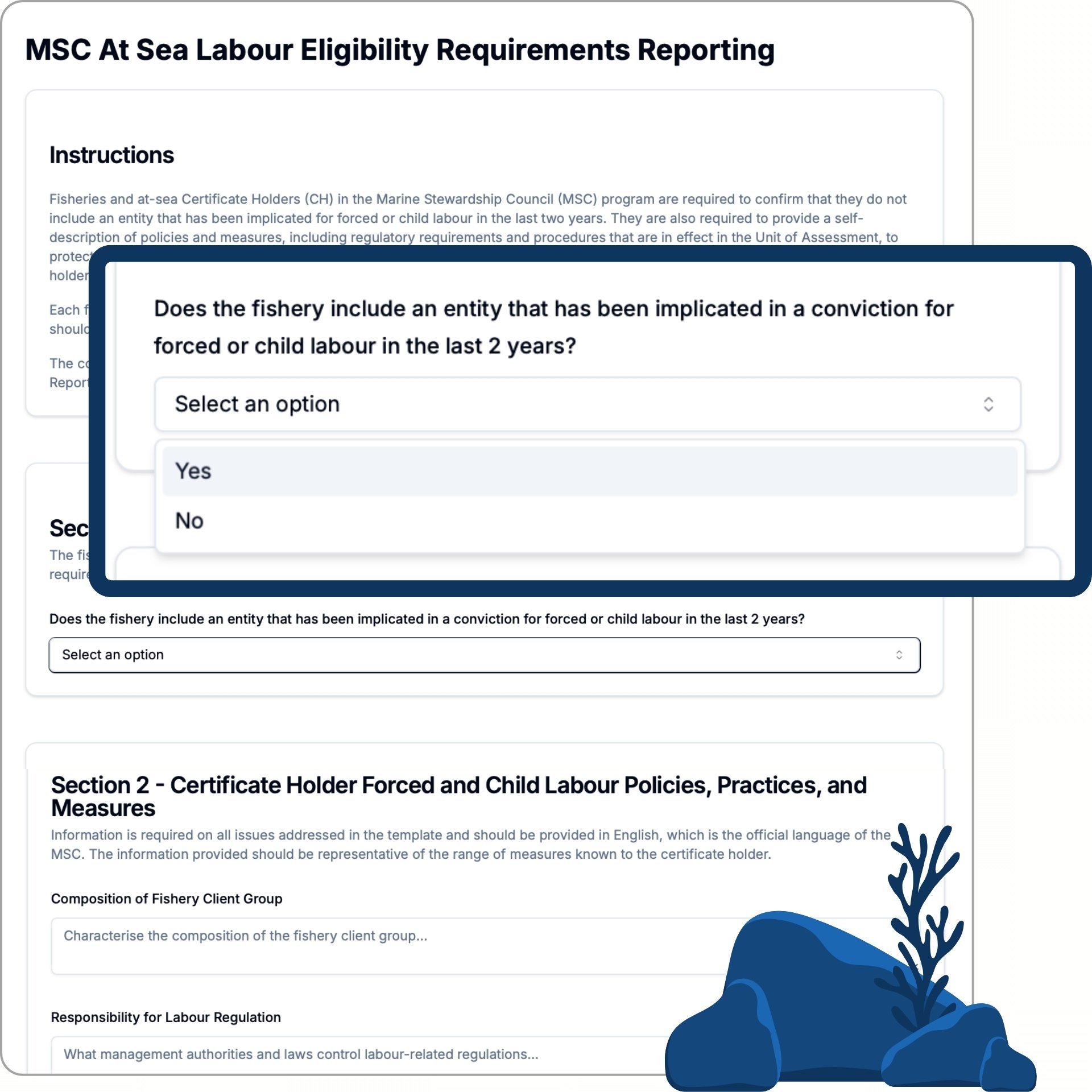 MSC labor template